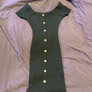 Bodycon cotton mini dress